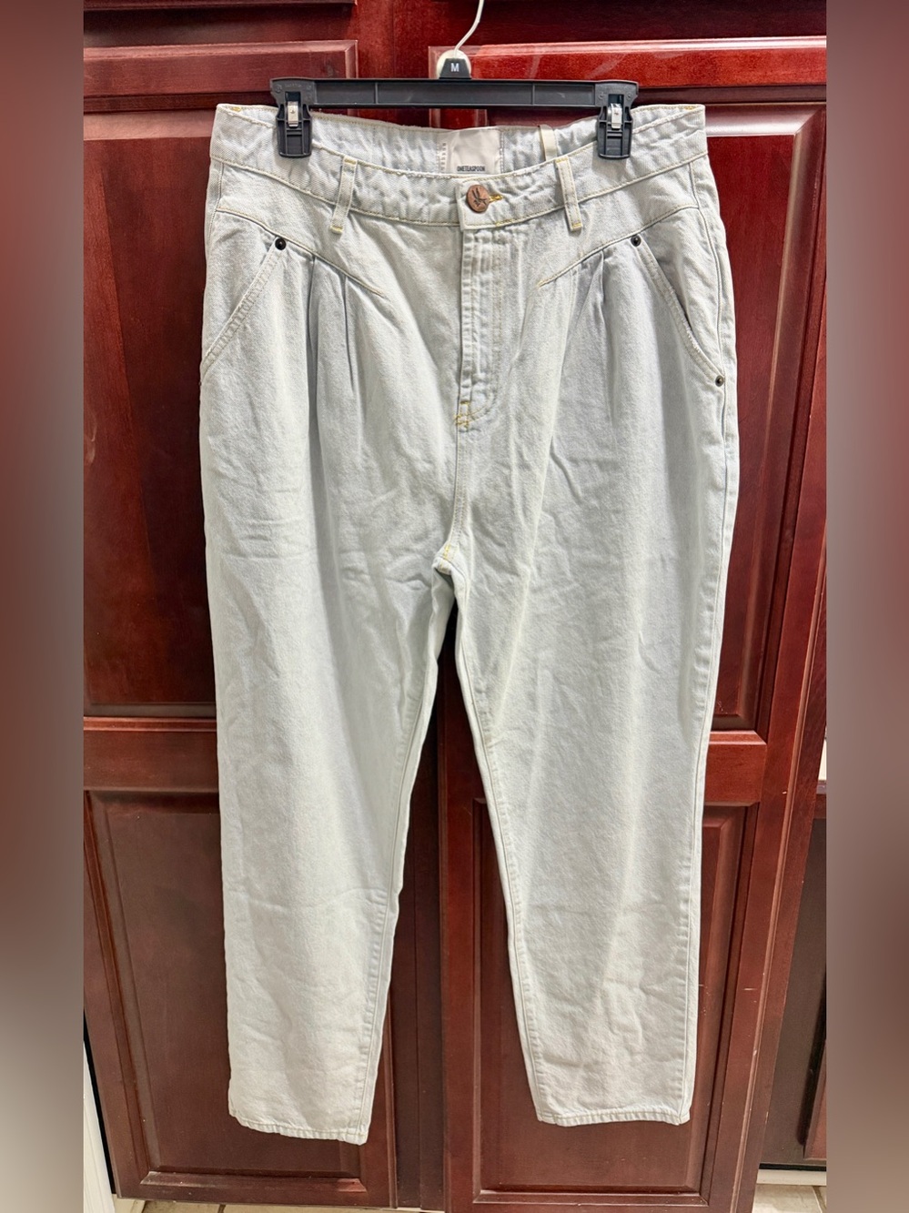 OneTeaspoon Light Wash Slouchy Jeans | Size 32 | NWT | Relaxed Tapered Denim